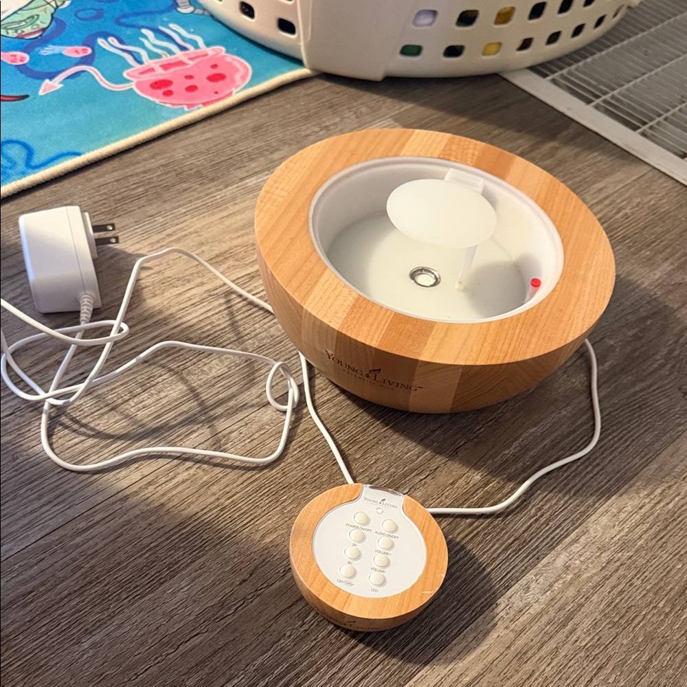 Young Living Natural Wood Essential Oil Diffuser base (without glass)